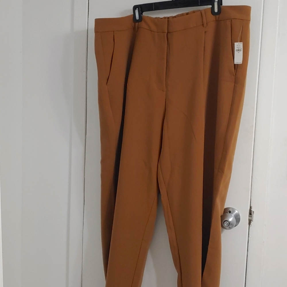 Old Navy Taylor Wide Leg Trouser Camel Size XXL